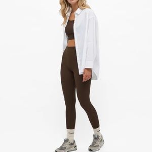 NWT Adanola Rib Leggings in Espresso